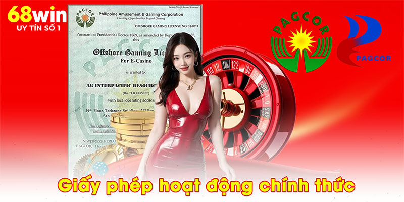 Giấy phép hoạt động chính thức