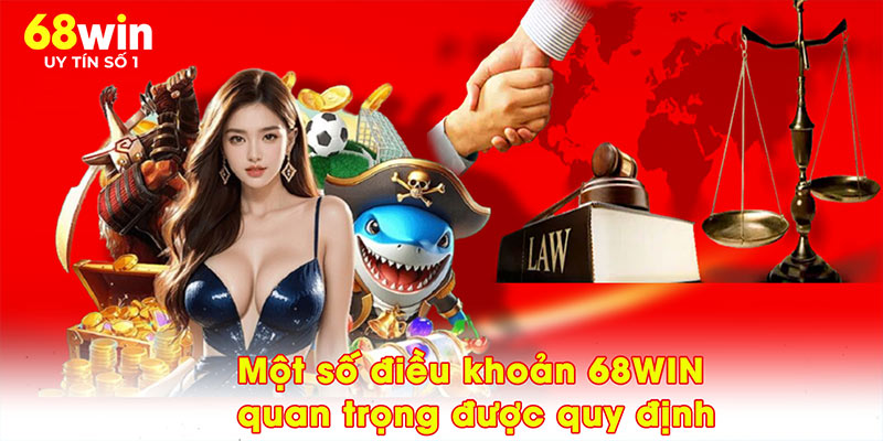 Một số điều khoản 68WIN quan trọng được quy định